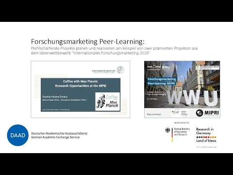 GATE-Germany Online-Vortrag: Forschungsmarketing Peer-Learning