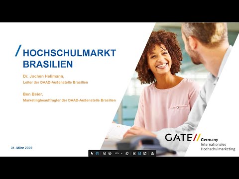 GATE-Germany Online-Vortrag: Hochschulmarkt Brasilien