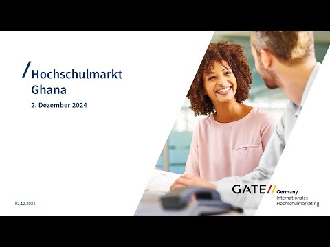 GATE-Germany Online-Vortrag: Hochschulmarkt Ghana