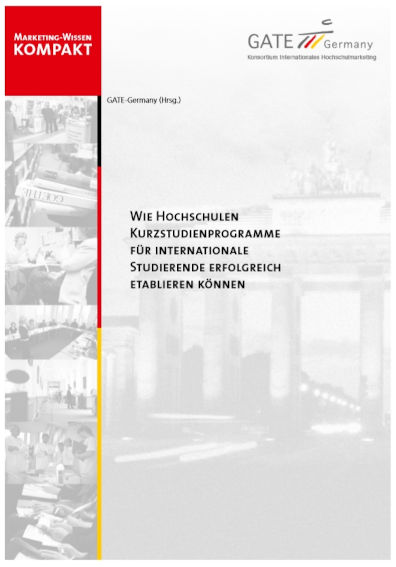 Cover der GATE-Germany-Publikation "Kurzstudienprogramme für internationale Studierende"