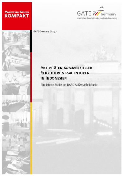 Cover der GATE-Germany-Publikation "Aktivitäten kommerzieller Rekrutierungsagenturen in Indonesien"