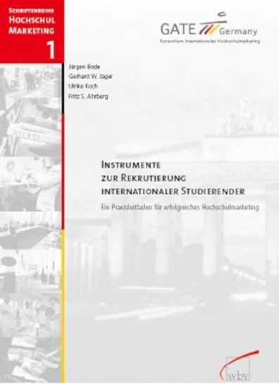 Cover der GATE-Germany-Publikation "Instrumente zur Rekrutierung internationaler Studierender"
