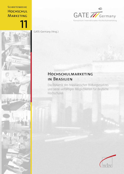 Cover der GATE-Germany-Publikation "Hochschulmarketing in Brasilien"