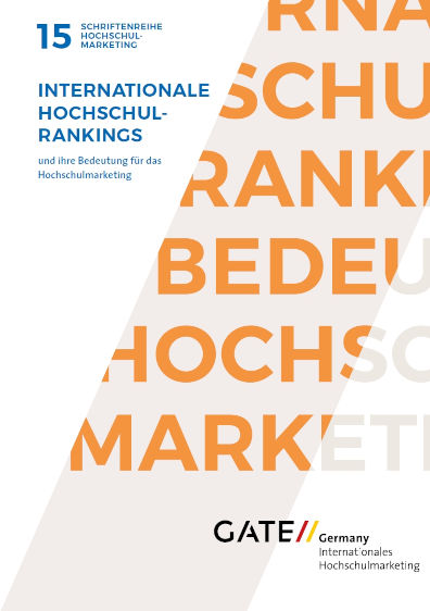Cover der GATE-Germany-Publikation "Internationale Hochschulrankings und ihre Bedeutung für das Hochschulmarketing"