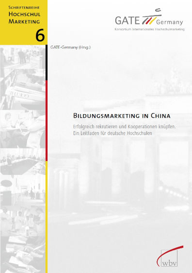 Cover der GATE-Germany-Publikation "Bildungsmarketing in China. Erfolgreich rekrutieren und Kooperationen knüpfen"